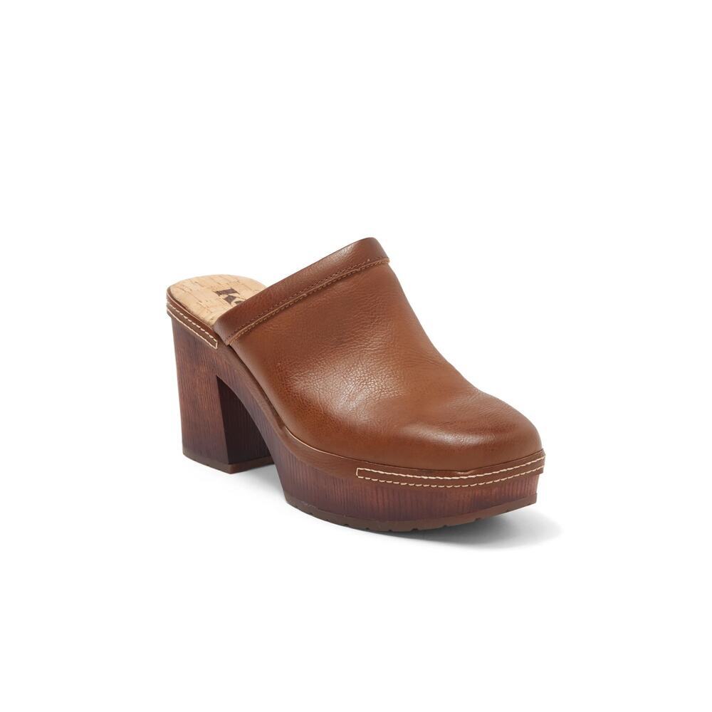 KORKS Lori Clog in Tan/brown Size 6